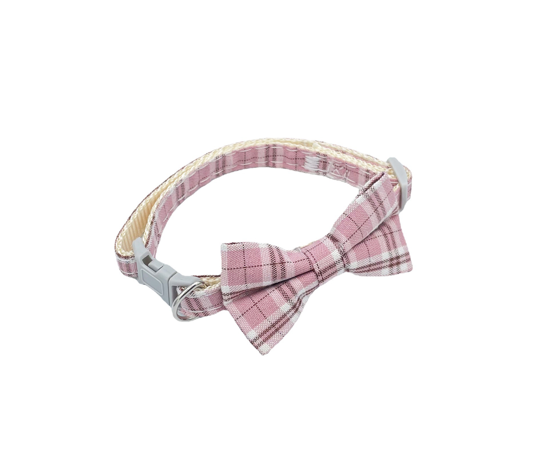 Collar de mascotas pequeño perro cuadrado collar de campana gatos collar de arco nuevos productos transfronterizos fabricantes al por mayor