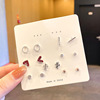 Silver needle, universal earrings, silver 925 sample, internet celebrity, wholesale