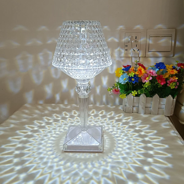 Spotted wine glass