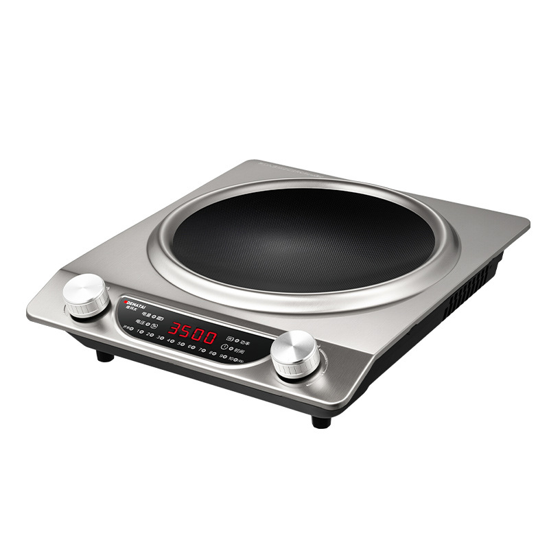 DEMATAI horno electromagnético cóncavo para el hogar, nuevo conjunto completo de horno con caldera, horno de batería de alta potencia 3500