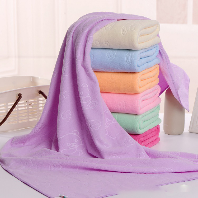 Toallas de baño impresas de microfibra que absorben el agua y no pierden el pelo