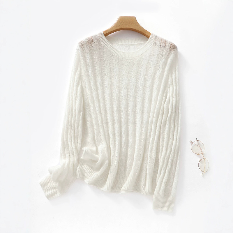 Twisted Round Neck Velvet Knit Sweater for Women, Vintage Texture, Light Luxury, Draped, Loose Fit, Slimming, Early Autumn Pullover Top
