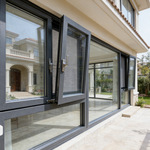 佛山101断桥铝合金漂移门窗封阳台内倒漂移组合系统窗气密侧压窗