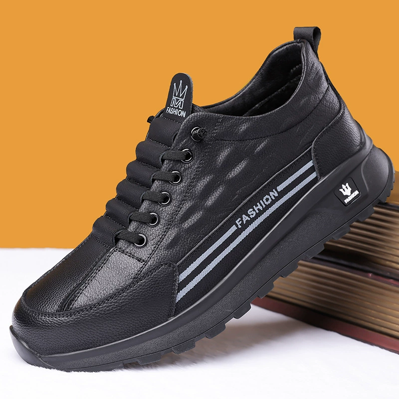 2024 новые мужские туфли осенние и зимние спортивные повседневные аргандские туфли модные дикие туфли папы мужской мягкой подошвы