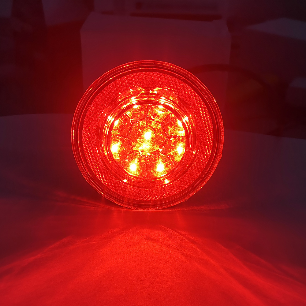 Luz redonda del autobús luz redonda del pasajero luz del pasajero coche de pasajeros luz LED coche de pasajeros luz trasera del camión luz redonda