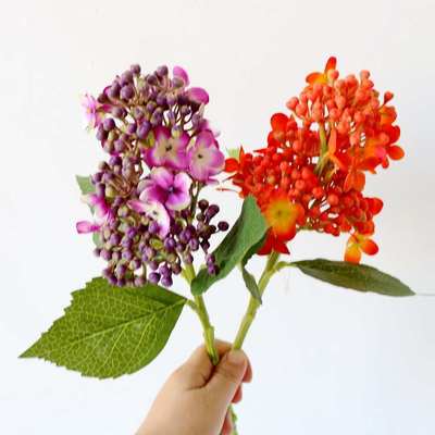 仿真单枝丁香花 仿真花假花绣球花 软装家具摆件婚庆影楼摄影道具|ms