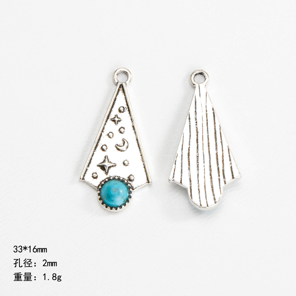 Transfronterizo europeo y americano personalizado estilo étnico bohemio turquesa con incrustaciones de collar pulsera DIY accesorios de la joyería Accesorios