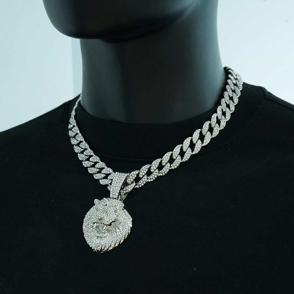 Plata con cadena cubana de 18inch