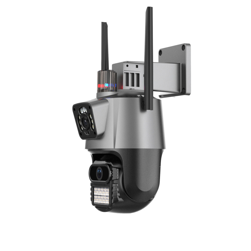 Towell/3mp p11 ガンボール連動デュアルレンズ監視屋外防水 HD WiFi ドームカメラ|undefined