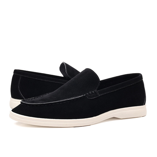 English leisure Loafers retro slip-on driving shoes high-end casual lazy person shoes couple shoes