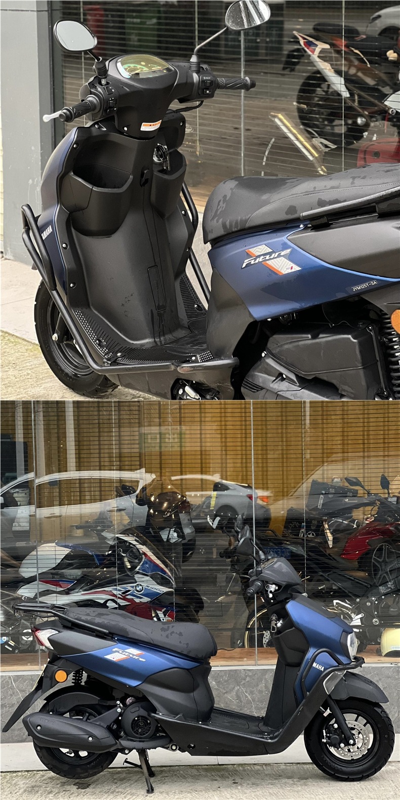 Suitable for Yamaha Xuying 125 Bumper Front Bumper Jym125T-3 Motorcycle Anti-Fall Bar Large Pedal Modification