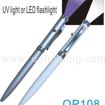 Purple lights Money detector ball pen Metal Pen integral exchange business affairs advertisement gift Gift pen