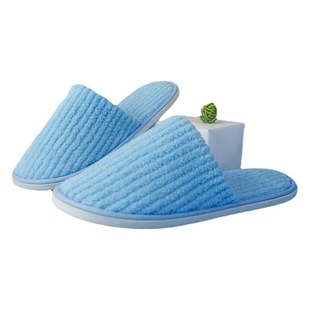 Star Hotel Supplies Coral Fleece Slippers Home Use Hotel Homestay Beauty Salon Disposable Slippers Manufacturers