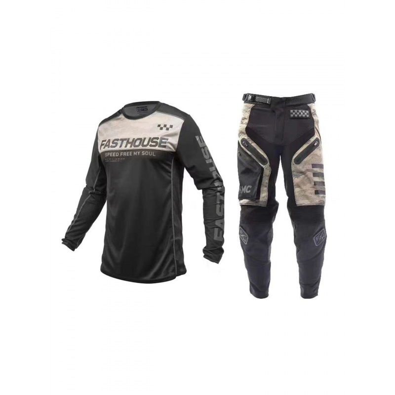 Downhill Clothing, Mountain Bike Cycling Clothing, Men's and Women's Suits, Moisture-Wicking Off-Road Motorcycle Racing Clothing, Street Bike Breathable