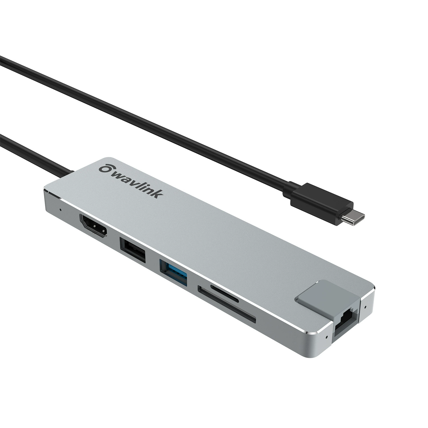 Переходник Wavlink Type-C расширение USB-C на HDMI проводной экран 4K экран PD100W зарядка
