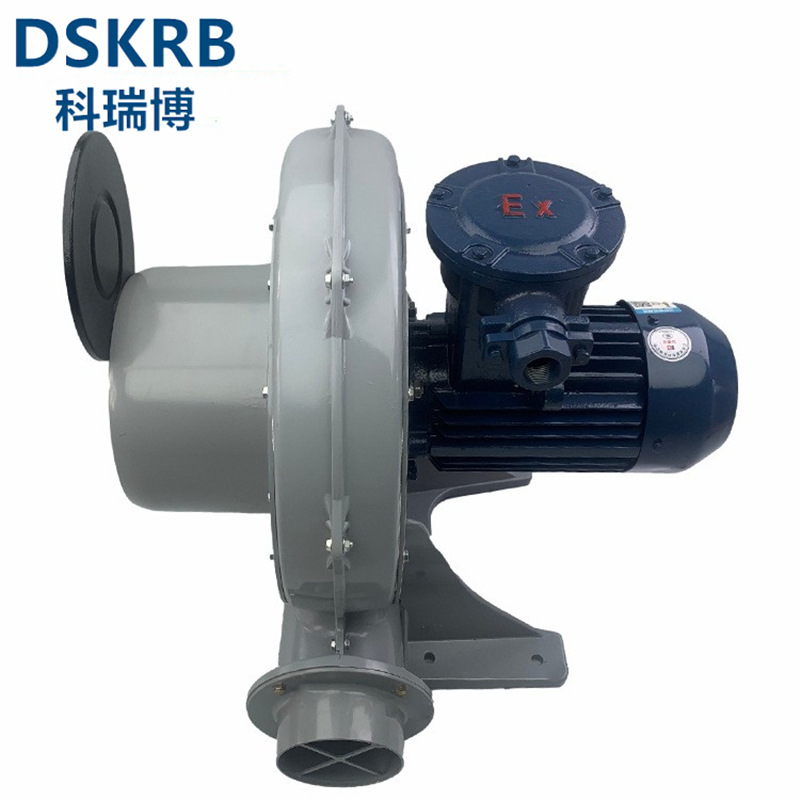 工厂防爆区域设备配套KFT-1 0.75KW铝壳铝叶轮透浦式防爆中压风机