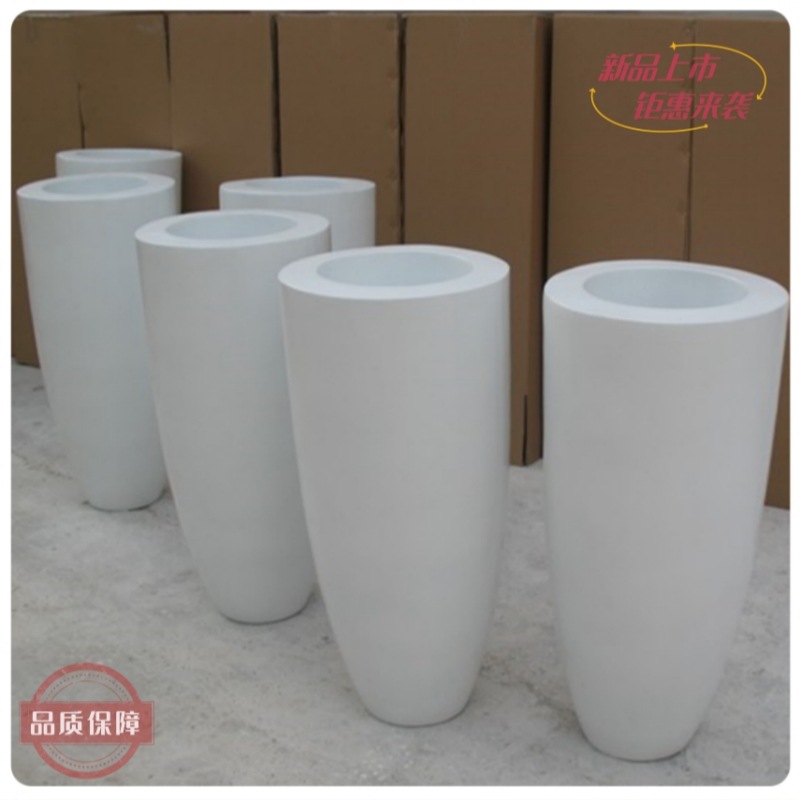 Bullets Round Fiberglass Floor Pot Combinado Centro Comercial Hotel Cafetería Meichen Fiberglass Floor Pot Contenedor