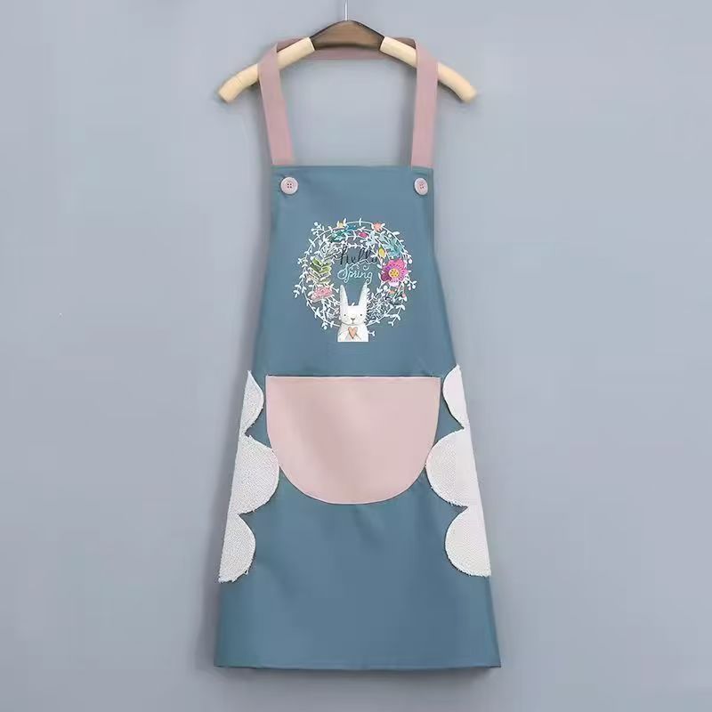 파란색 토끼 [손 닦기 가능 + 단추]