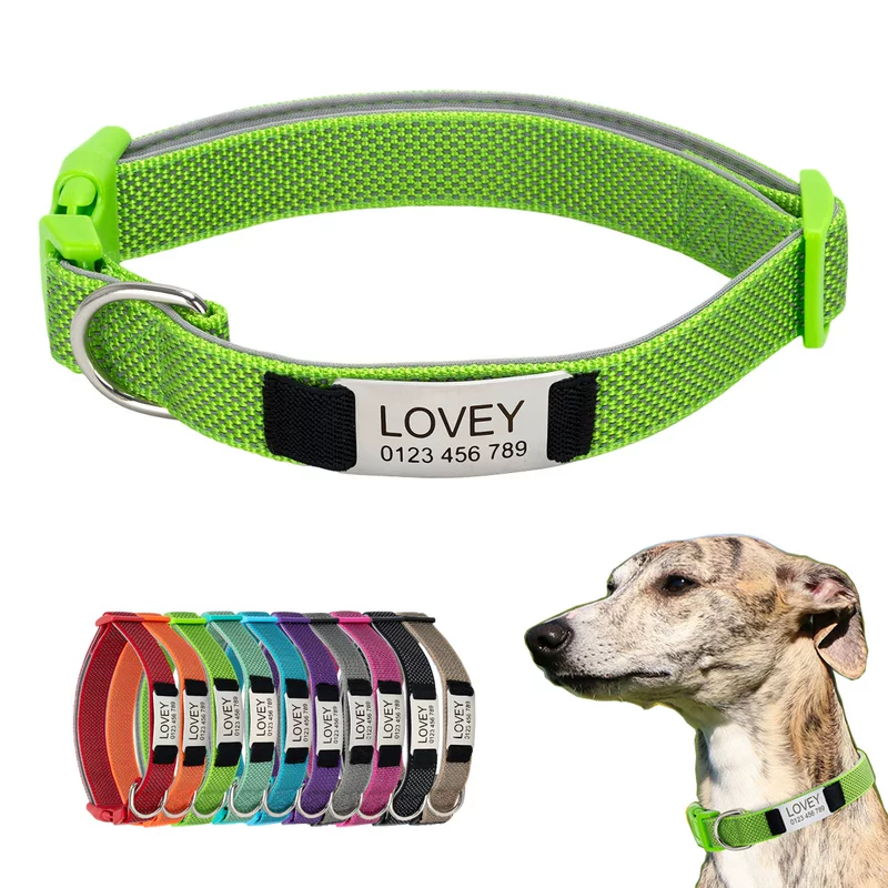Retroreflective multicoloured nylon soft choker, (Cross-border trading)