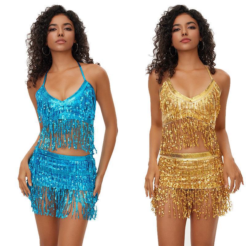 Amazon Cross-Border Belly Dance Costumes, Jazz Dance Ds Nightclub Costumes, Uniforms, Stage Outfits, Sexy Stage Performances