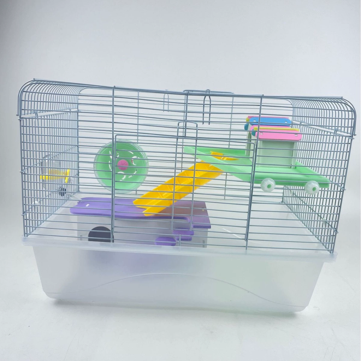 Клетка для хомяка 47 Базовая клетка для хомяка поставляет гнездо Золотого медведя клетка вилла двухслойная упаковка большая