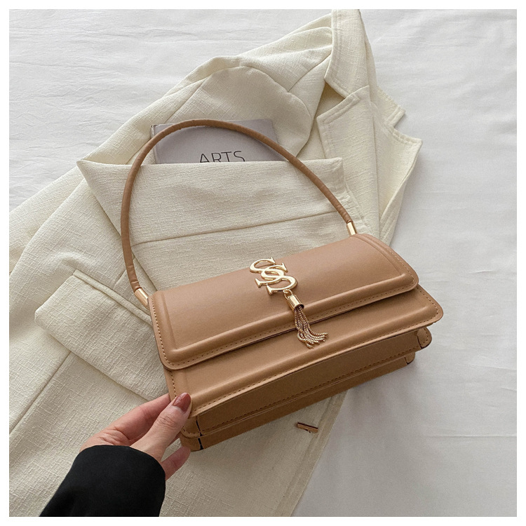 Personalized and Minimalist High-quality and Versatile Korean Version Bag for Women's Bag 2024 Spring New Car Sewn Single Shoulder Underarm Handbag_voghion.com