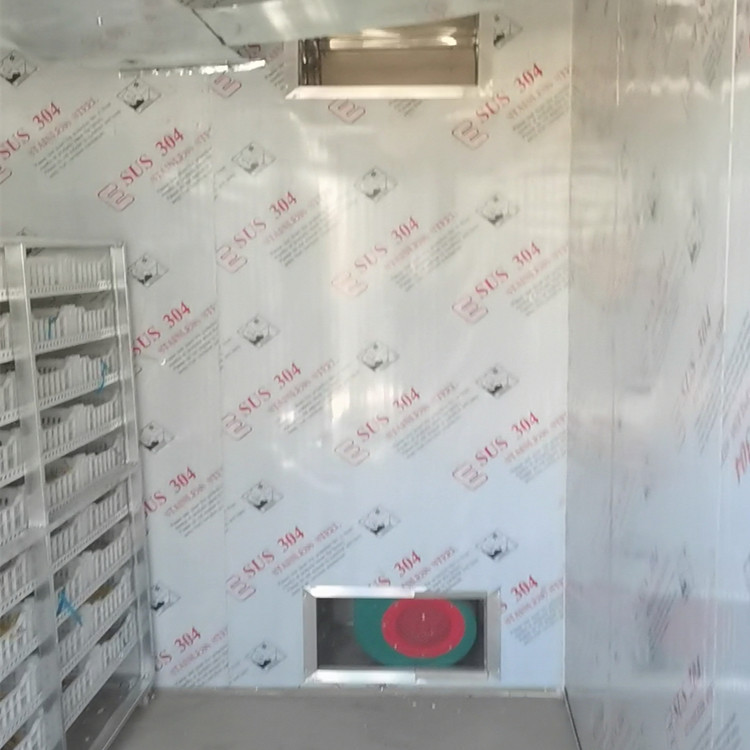 创丰高温消毒库安装制作热风循环消毒房大型餐饮快餐餐具消毒设备