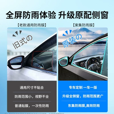 Rearview mirror rainproof sticker Days