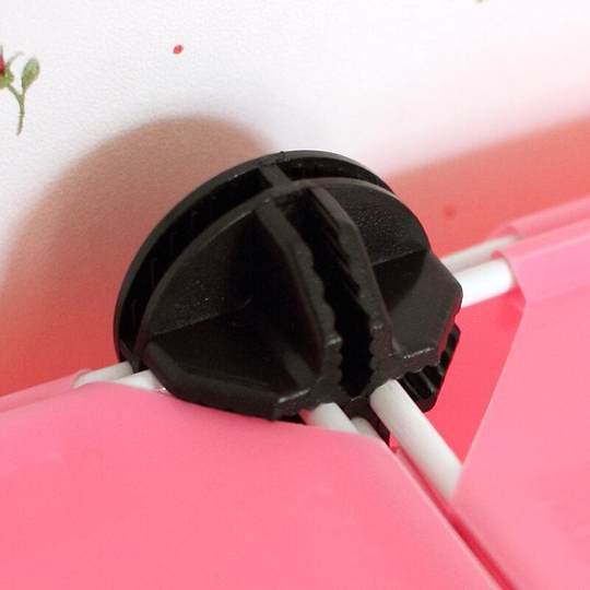 Plastic wardrobe buckle cross fixing buckle simple resin assembly shoe cabinet connection clip connector universal match