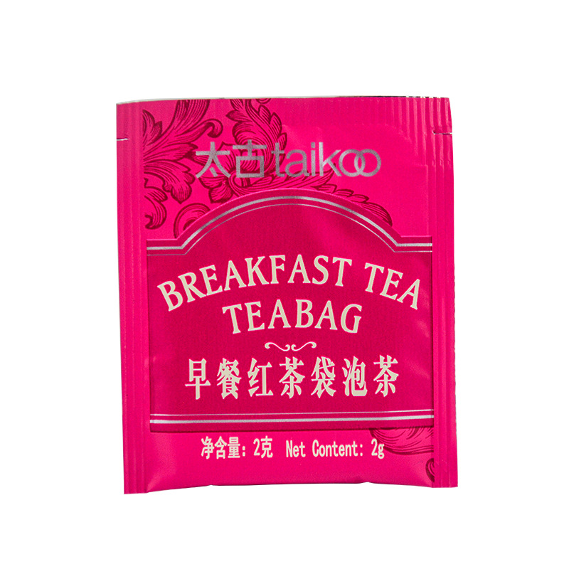 Taikoo太古早餐红茶袋泡茶酒店客房招待独立包装100包×2g铝箔袋