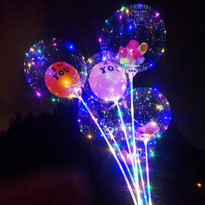 랜턴 + 20 인치 볼 + 러브 하트 볼 + 70cm 로드 + 배터리