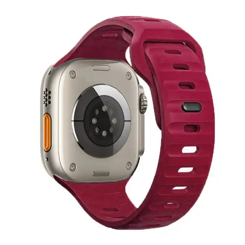 Силиконовый ремешок для Iwatch, новая спортивная модель с квадратной пряжкой, для Apple SE/8/Ultra, силиконовый ремешок для Apple