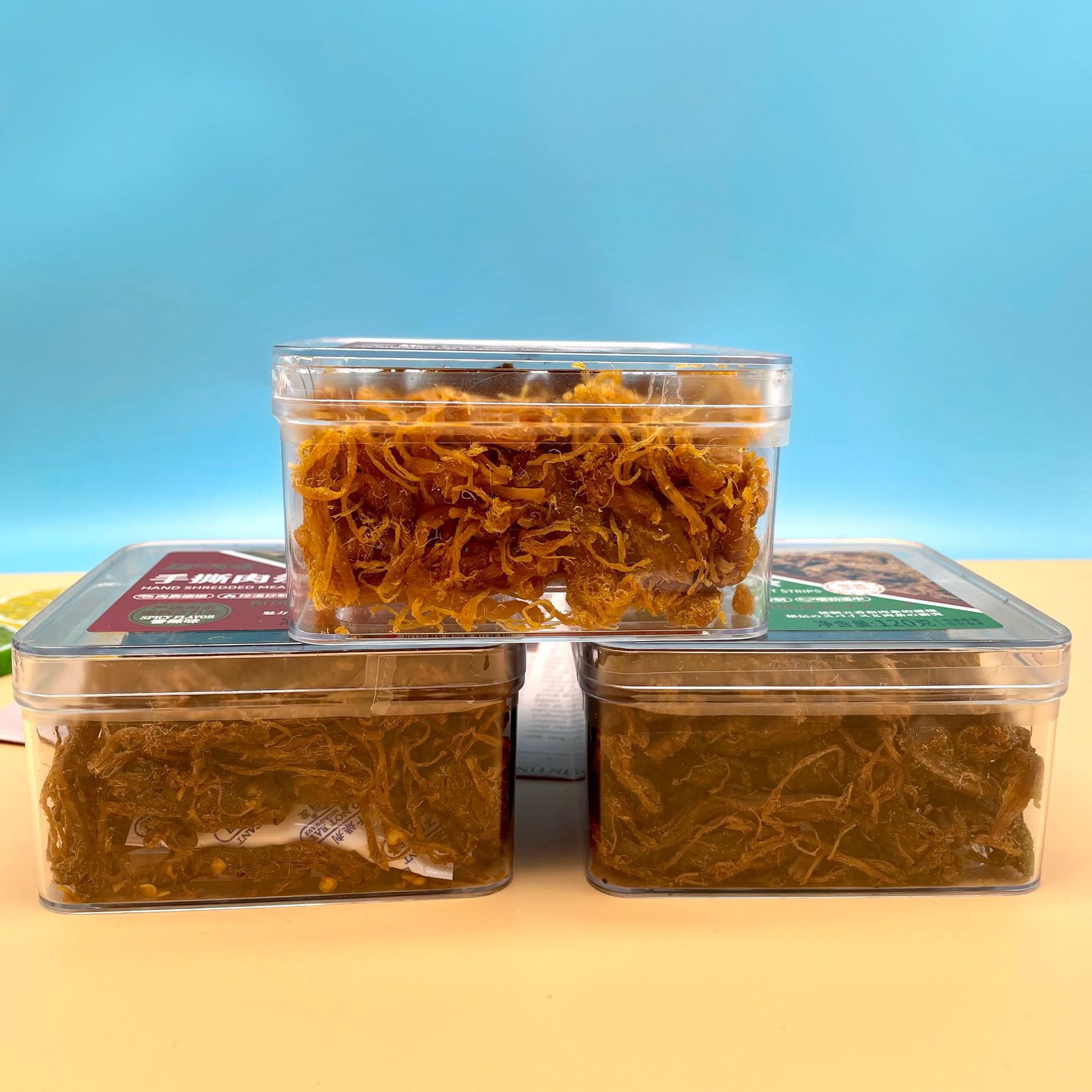 超友味手撕肉條120g盒裝鹽焗味香辣五香追劇零食下酒菜辦公室解饞