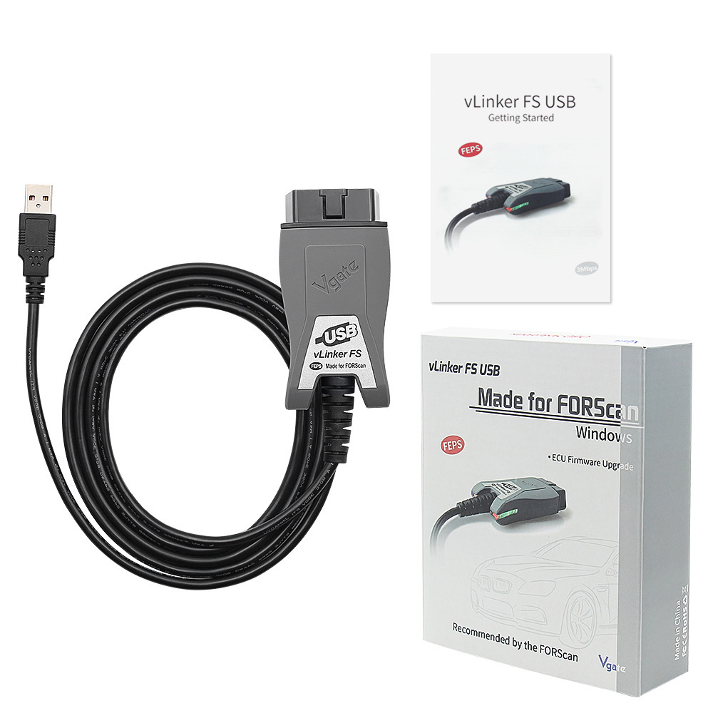 Vgate vLinker FS ELM327 HS/MS-CAN OBD2 Ford Mazda Fault Detector