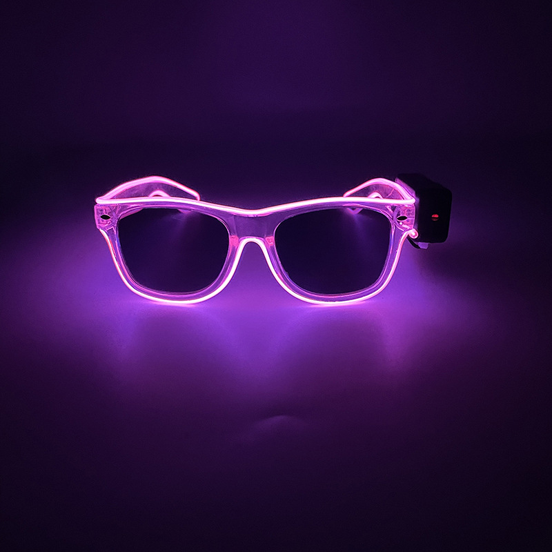 Amazon LED luminoso gafas bola personalizada el flash decoración bar disco partido regalo props fabricante