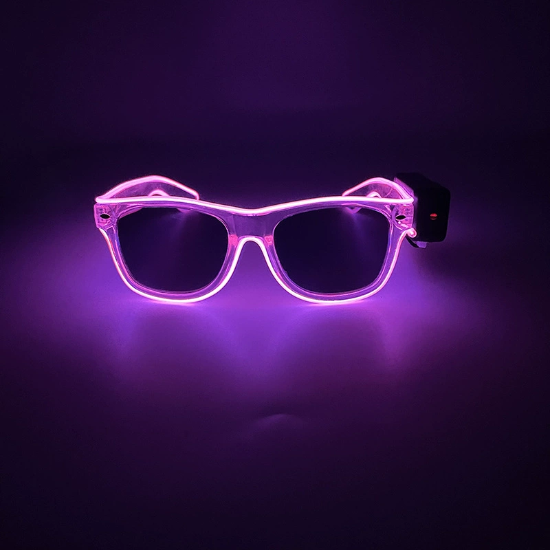Светодиодные очки Amazon Personality Dance EL Flash Decoration Bar Jumping Gathering Gift Props Manufacturer