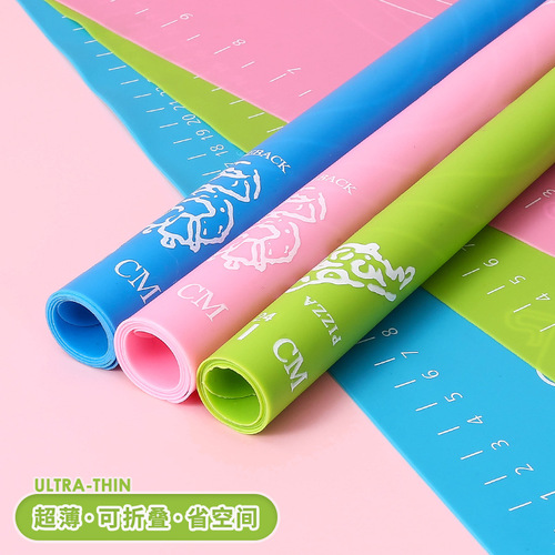 Zhenqiao dough kneading mat silicone mat panel household silicone and panel rolling mat food grade and noodle mat chopping board wholesale