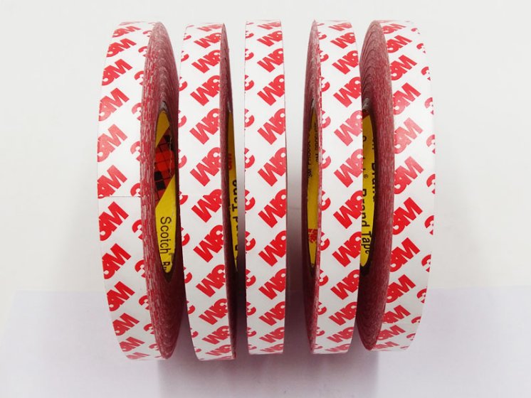 3M9080R可移除易重工棉纸透明双面胶带