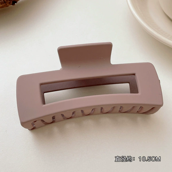 3# coffee color square clip