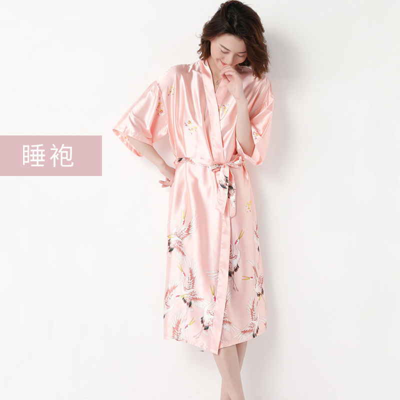 여성용 싱글 가운 핑크 580