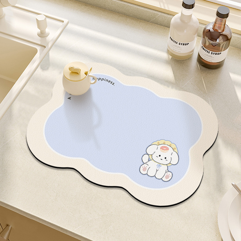 노란 모자 강아지