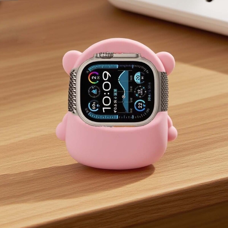 适用appleiwatch无线充电支架苹果手表充电底座硅胶磁吸充电支架|undefined