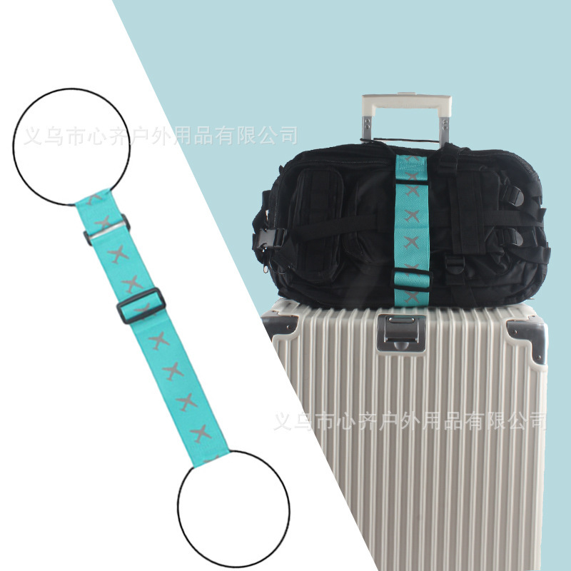 Airplane Pattern Luggage Straps Packing Straps Travel Bag Fixing Elastic Rope Luggage Straps Drawstring Hanging Straps
