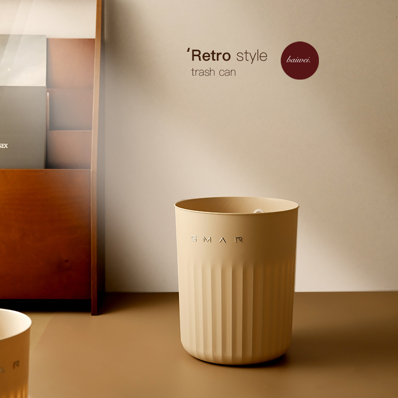 Basura cocina doméstica sala de estar baño dormitorio inodoro comercial inodoro gran sin cubierta cubo de almacenamiento retro