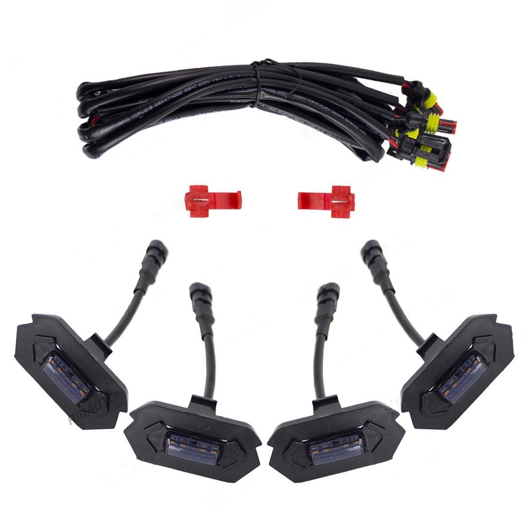 Suitable for 2022 to date Ford RANGERT9 road shaker net small yellow LED lamp T9 daily running lamp decoration