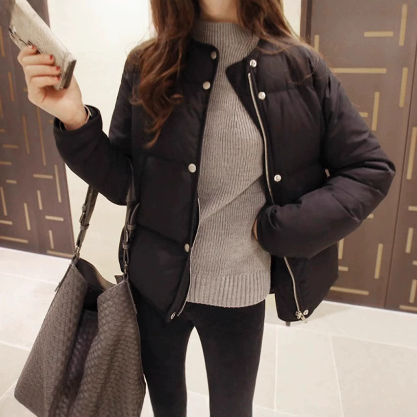 Down jacket with down, 2023, Korean style, increased thickness