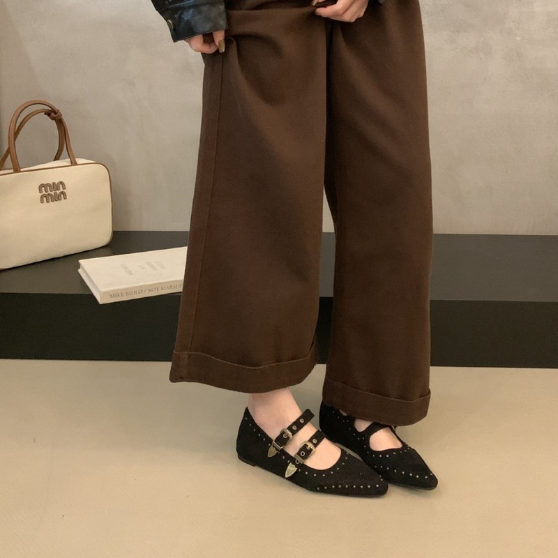 复古尖头浅口内增高单鞋女2025年新款设计感法式晚晚风玛丽珍鞋子|undefined