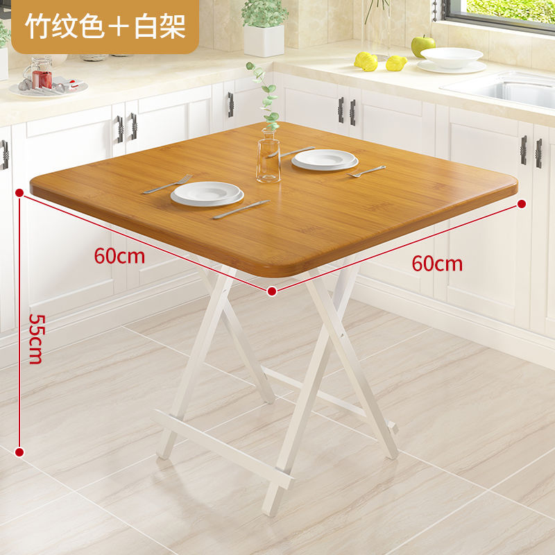 Mesa de comedor retráctil de casa de alquiler pequeña simple y portátil mesa de negociación doméstica multifuncional económica mesa plegable image 25