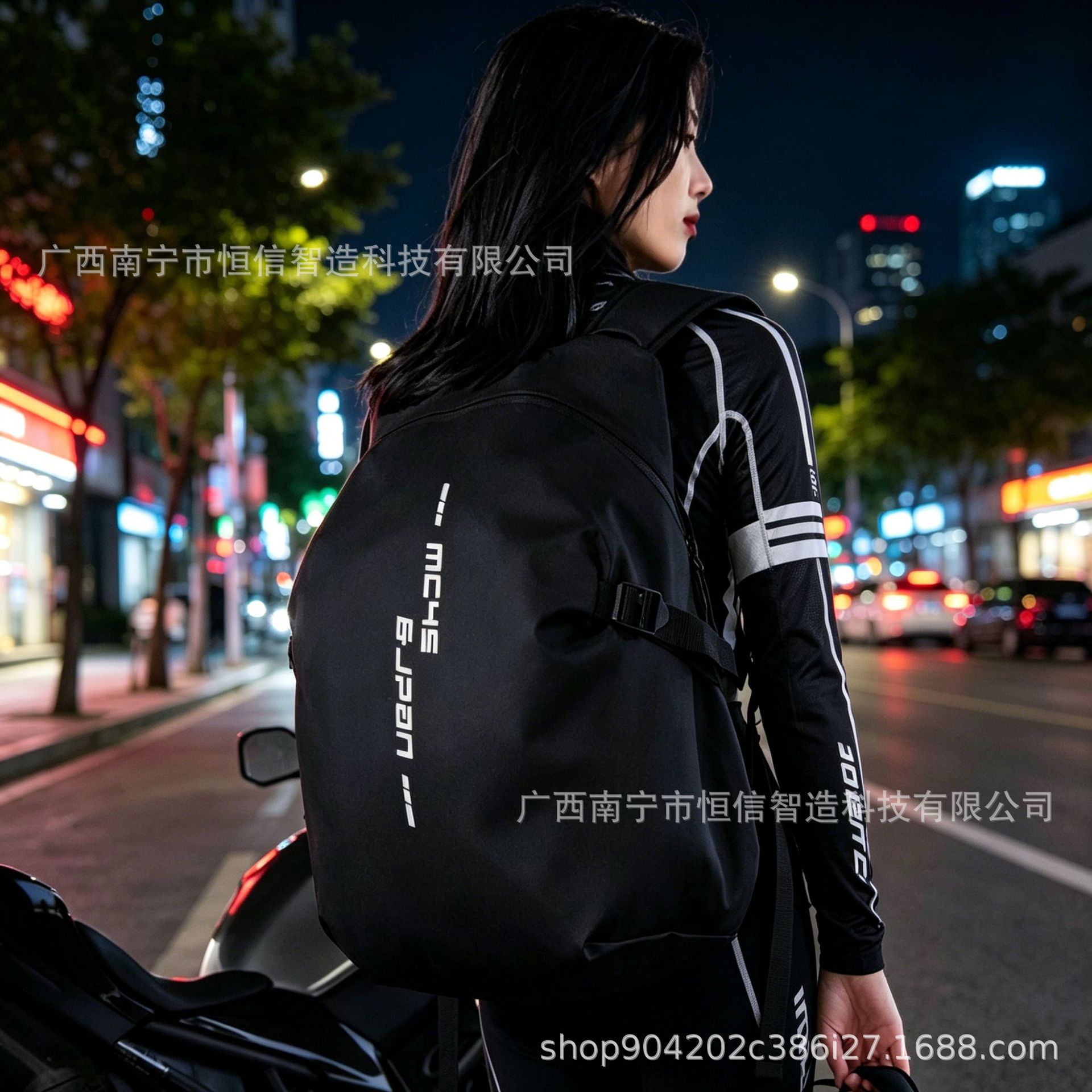 New Men's Motorcycle Riding Backpack Waterproof Large Capacity Backpack Women's Full-Face Helmet Bag Helmet Storage Bag Wholesale