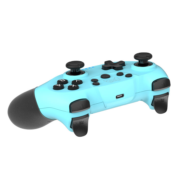 Controlador de juego inalámbrico Bluetooth Switch PRO de modo privado con programación macro con función de giroscopio de doble vibración de despertador